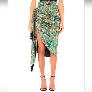 Giuseppe Di Morabito Asymmetric Sequin skirt size 40 4 US New